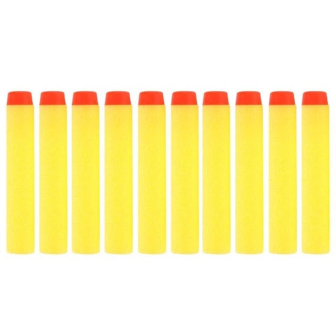 100pcs For Nerf Bullets EVA Soft Hollow Hole Head 7.2cm Refill Bullet Darts for Nerf Toy Gun Accessories for Nerf Blasters