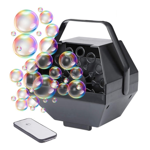 Bubble Machine Remote Control Party Birthday Wedding Bubbles AC 110-220V Bubble Blower Outdoor Toy for Kids
