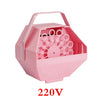 Bubble Machine Remote Control Party Birthday Wedding Bubbles AC 110-220V Bubble Blower Outdoor Toy for Kids