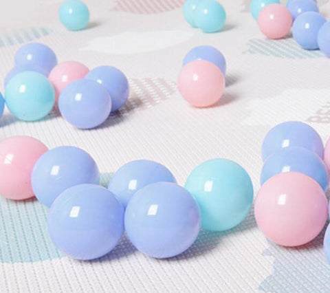 100 pcs/lot Eco-Friendly Colorful Ball Soft Plastic Ocean Ball Funny Baby Kid Swim Pit Toy Water Pool Ocean Wave Ball Dia 5.5cm